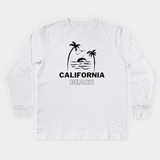 California beach holiday t-shirt Kids Long Sleeve T-Shirt